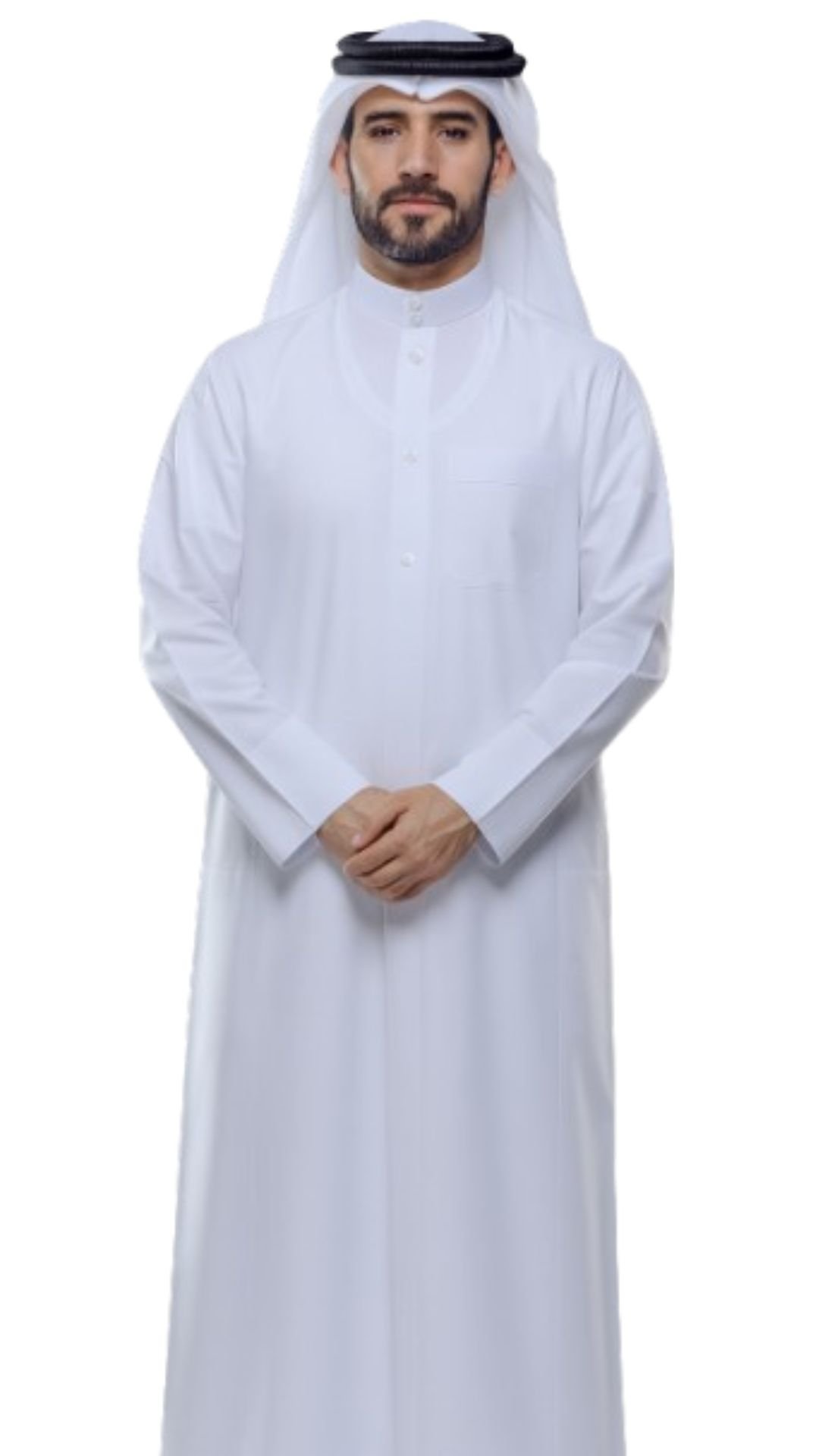 ثوب قطري ابيض - الصورة 2