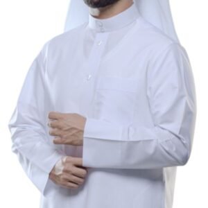 ثوب قطري ابيض